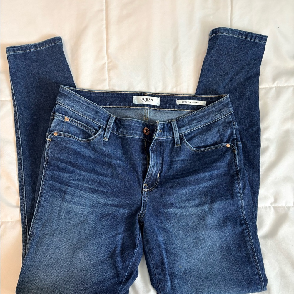 Guess Women's Dark Blue Skinny Jeans